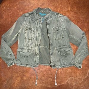 Army green light weight jacket